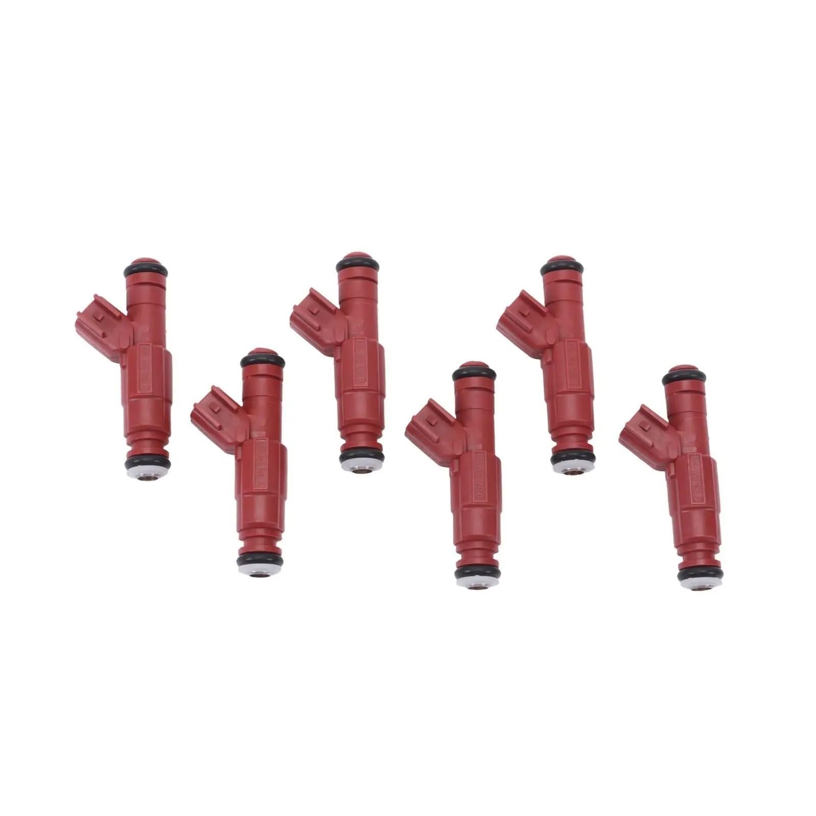 Eejghfwq One Color Petrol Fuel Injector For Jeep For Cherokee 4.0L 1999-2001 6Pcs Fuel Injectors Nozzle 0280156161 Car Engine Parts Supply System