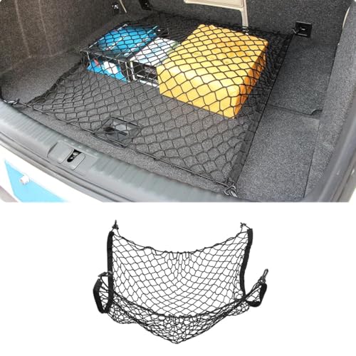LeiBaOF Red Maletero Coche para Ford Puma 2020 2021 2022,Duradera Redes Almacenaje Coche Organizador Maletero Accesorios Interior