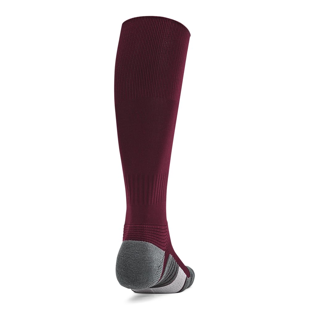 Under Armour Magnetico Socken für Erwachsene, Unisex, 1 Stück, (609) Kastanienbraun/Pitch Grey/Weiß, X-Large – Ansicht 2