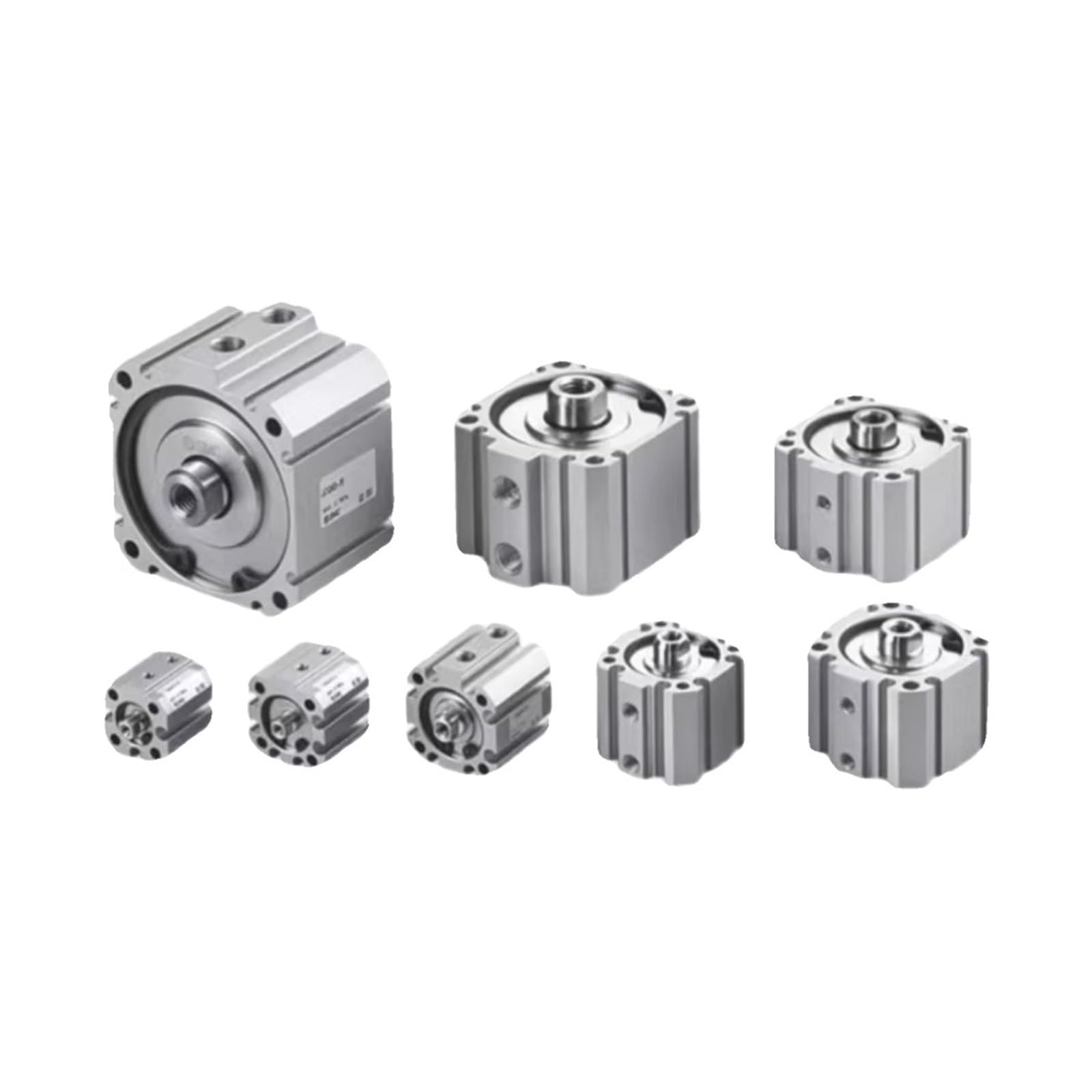 Vérin compact double effet JCDQ25-10 alésage 25 course 10mm simple tige