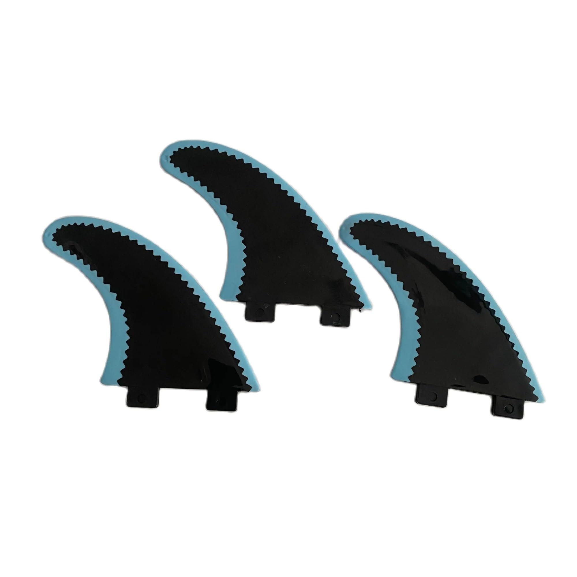 Quillas de Tabla de Surf G5 Soft Top, Accesorio Sup de lámina 50/50, quilla de Surf, quilla de Tabla de Paddle Surf(3 Pcs Blue Fins)