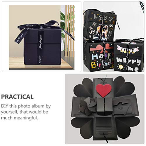 IMIKEYA Dia Dos Namorados Caixa De Explosão Amor Memória Scrapbooking Álbum de Fotos Caixa de Presen