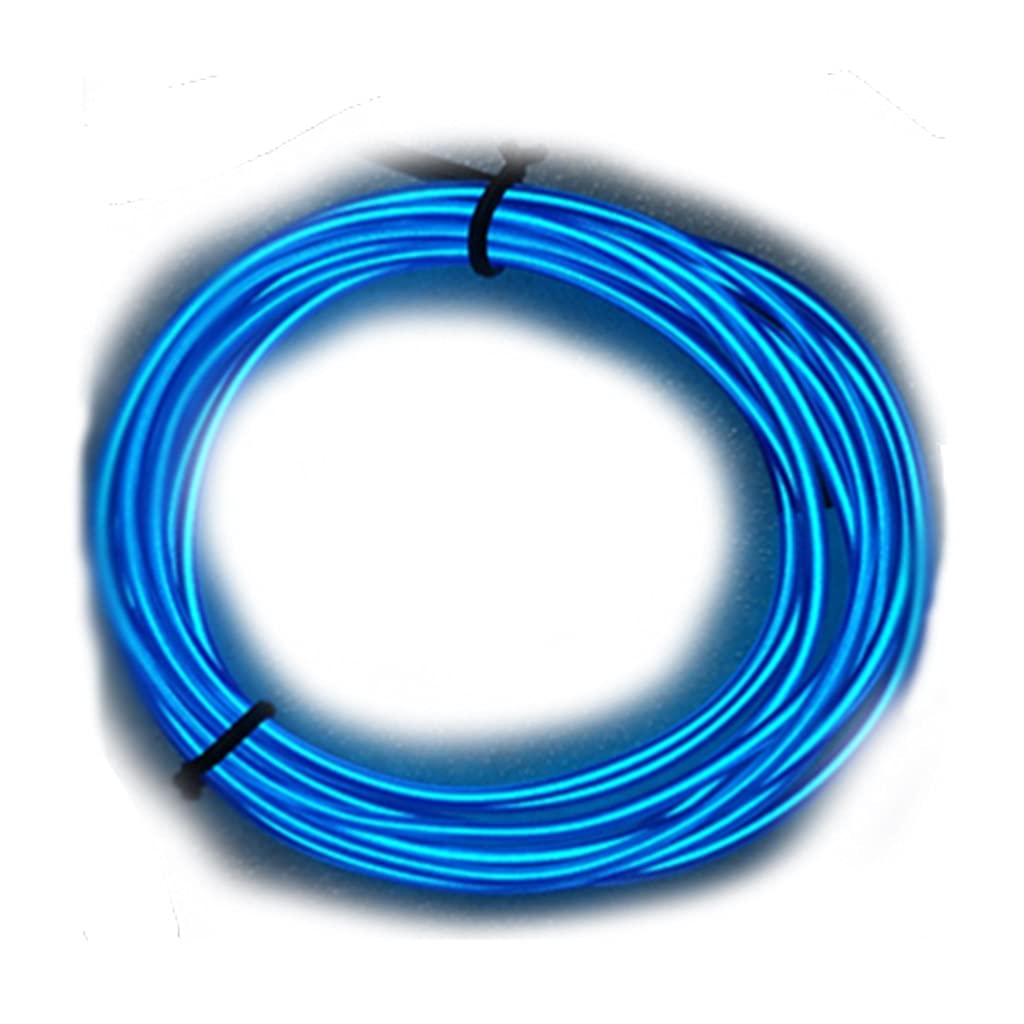 Clásico PVC LED Luces de tira 3.3 pies LED EL Líneas luminosas (caja de batería) - Decoraciones de fiesta a la habitación hechas a mano BRICOLAJE Juguete luminoso Iluminación