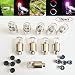 Huston Lowell Good Values Pack of 10 Awesome Super Cool Led Flash Tyre Wheel Valve Cap Light for Car Bike Bicycle Motorbicycle Wheel Light Tire Lights (RGB) (RGB)