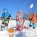 iBaseToy Snowball Maker Toys, 5 Pack Kids Small Snowman Maker Kit, Winter Outdoor Snowball Fight Games and Snowball Fun for Kids and Toddlers, Perfect Winter Gift for Children