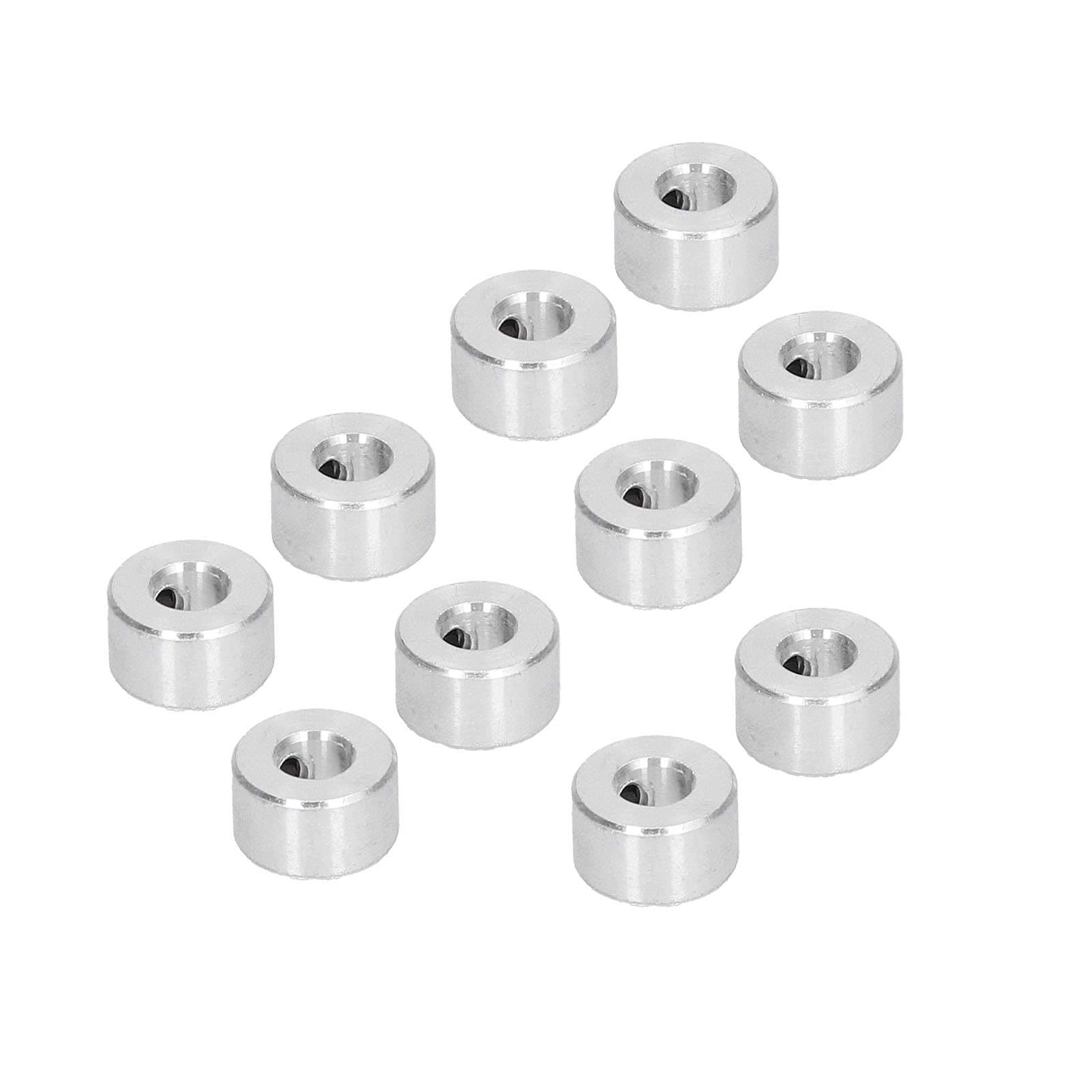 Metal Shaft Collar, Solid Steel Shaft Collars SetScrew Collars Shaft Collars 1/8 for Intelligent Robots