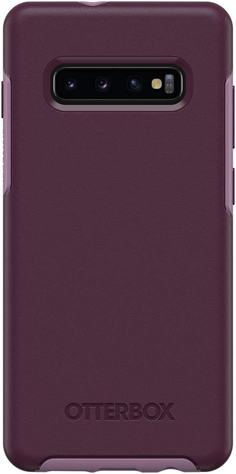 Free Shipping Offer OtterBox SYMMETRY SERIES Case for Galaxy S10+ - Retail Packaging - TONIC VIOLET (WINTER BLOOM/LAVENDER MIST)