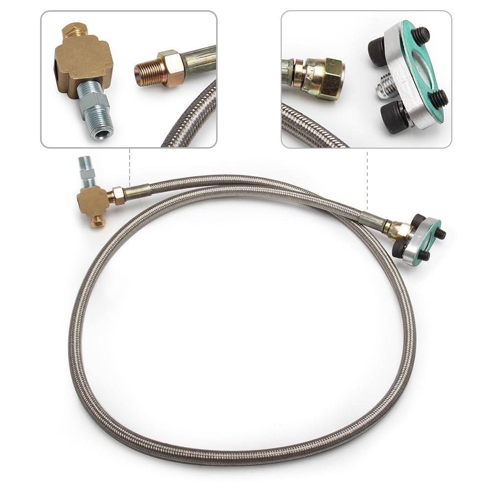 Raccord de ligne d'alimentation d'huile TURBO 36 "pour KIT de turbocompresseur T3/T4 T25/T28 Turbocompresseurs