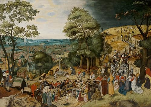 Tableaux Portrait Le Christ portant la croix pour habiller un grand mur vide de chambre
