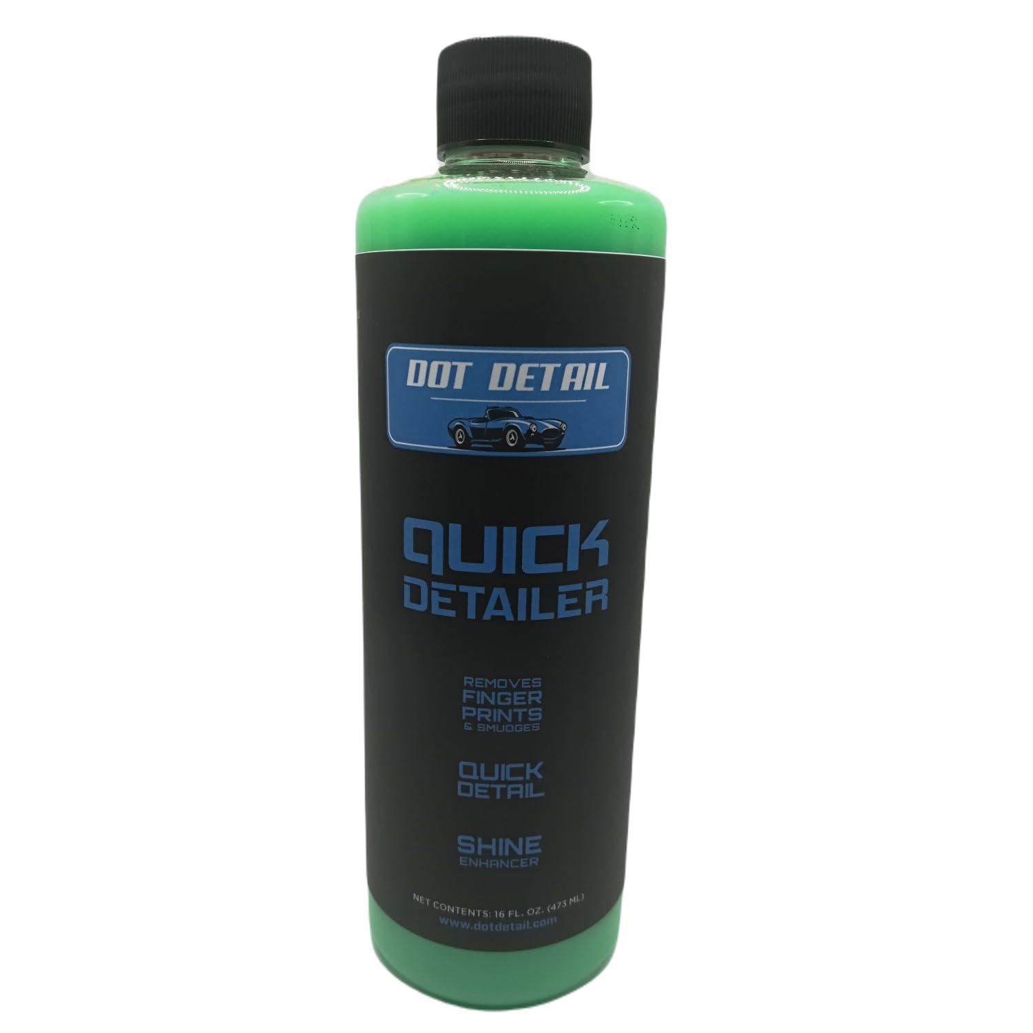 Dot Detail Quick Detailer and Waterless Wash, 16 oz, Removes Fingerprints, Enhances Shine