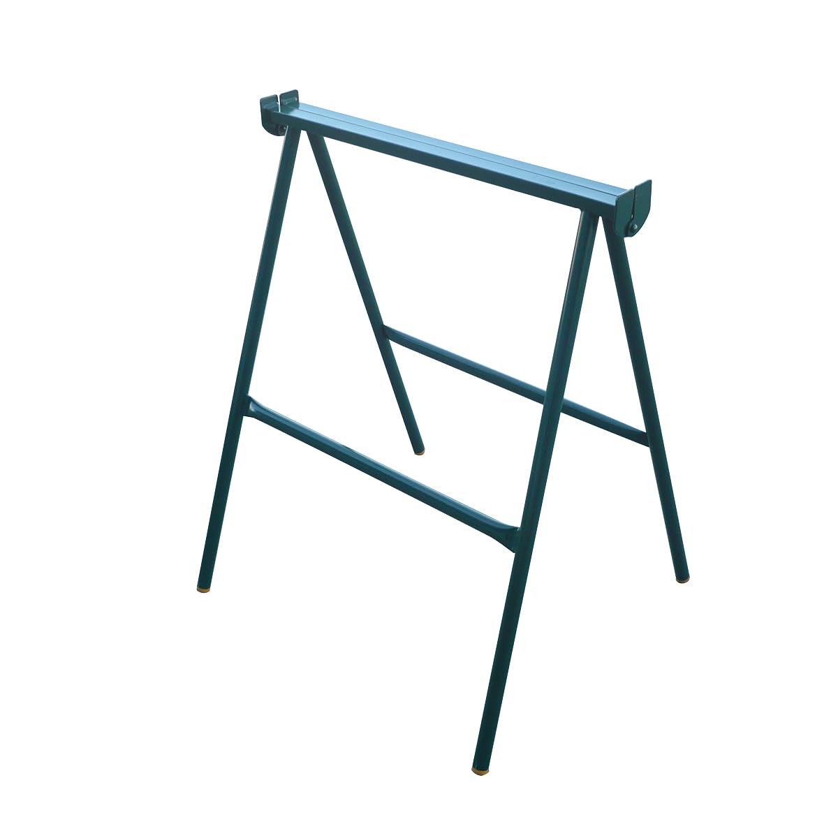 Caballete Metálico Plegable - Alta Visibilidad Naranja, Duradero y Portátil, Ideal para Construcción y Arte (100 cm)