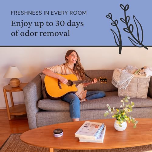 fresh wave lavender odor removing gel 7 oz pack of 3 - safer odor absorbers for home natural plant-based odor eliminator every 7 oz lasts 15-30 days for cooking trash amp pets