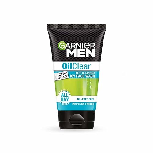 Garnier Lavado facial transparente para hombre, 3.53oz, 3.53oz