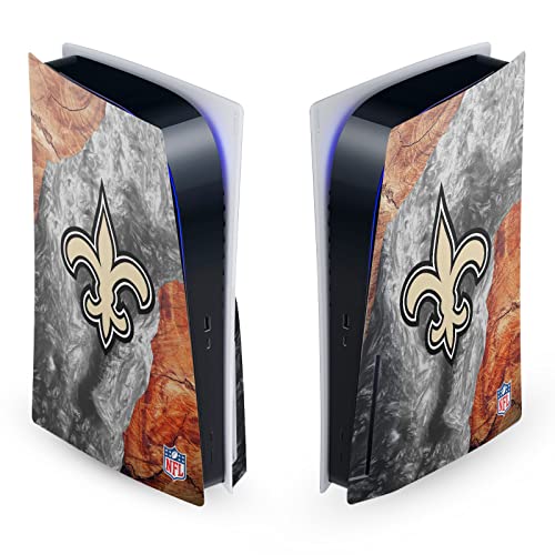 Autocollant de jeu PS5 New Orleans Saints effet bois et résines par Head Case Designs