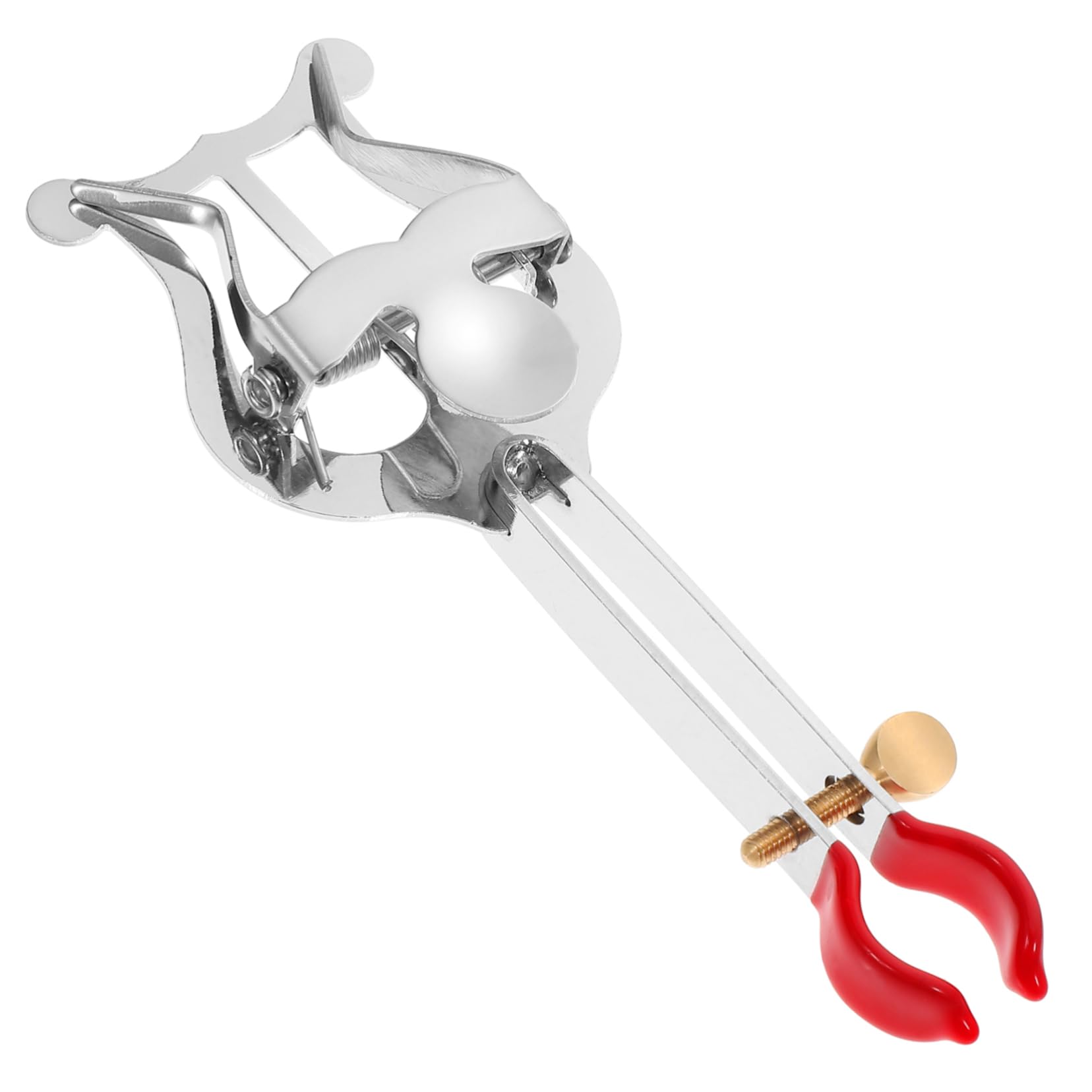 ibasenice 1pc Trumpet Sheet Music Clip Holder Silver Marching Lyre for Trumpet Trombone Players