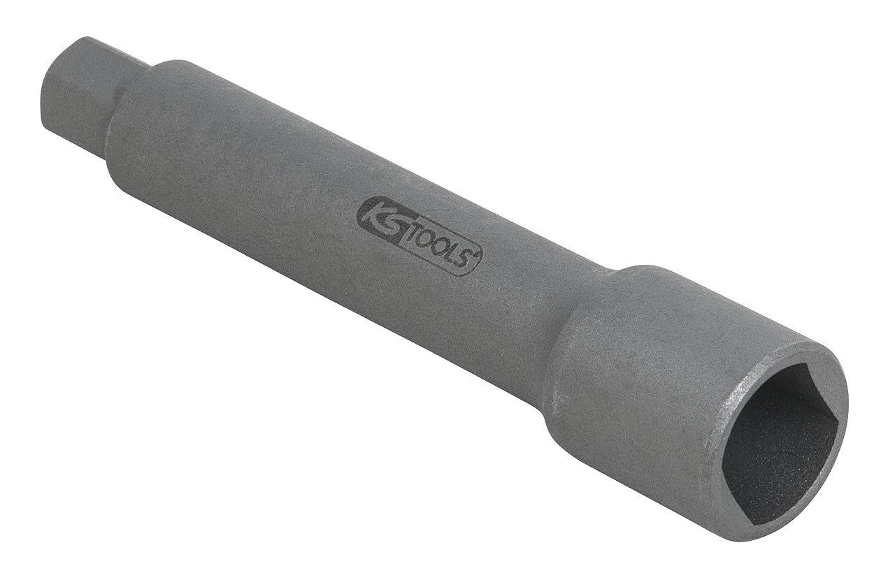 KS Tools 150.9440 10 mm Stoßdämpfer-Spezialprofil-Gegenhalter-Bit-Stecknuss, 9,0 x 12,0 mm