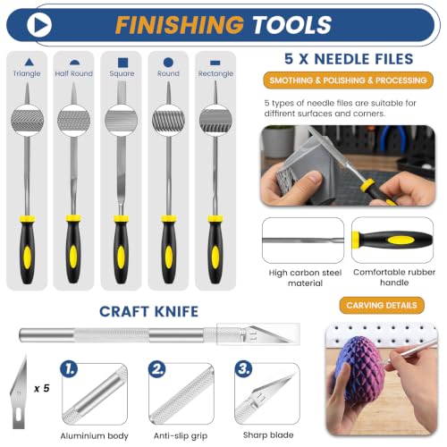 46Pcs 3D Printer Tool Kit, 3D Printer Accessories with Storage Bag - Image 6