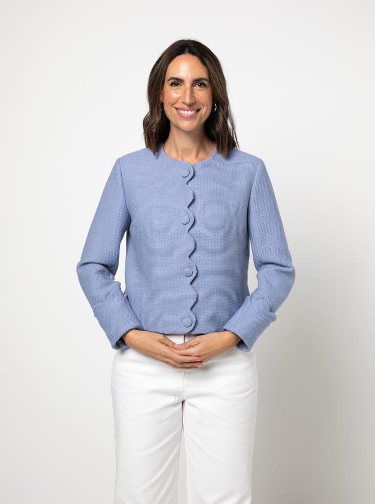 Style Arc Sewing Pattern - Delphine Woven Jacket (Sizes 10-22)