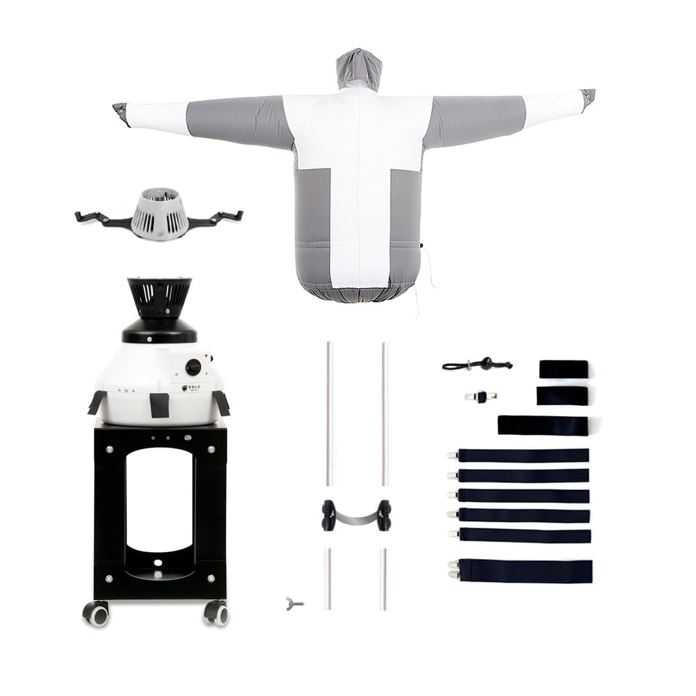 EOLO RepaSSecheur SA11 S FULL Repasse Sèche Automatiquement Chemises Chemisiers Rafraîchit Vêtements Repassage Vertical Professionnel avec 4 Roues Garantie 5 Ans Efficacité A+++