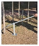Outil d'extraction universel : outil à fort effet de levier idéal for retirer les piquets de tente, les piquets à neige, les poteaux d'arbres, les poteaux de clôture, les panneaux immobiliers, les piquets métalliques, les piquets en bois, les barres d'armature, les poteaux en béton, les souches, les broussailles, les jeunes arbres, les tiges de maïs, les racines d'aubergines, les racines de coton, et bien plus encore.