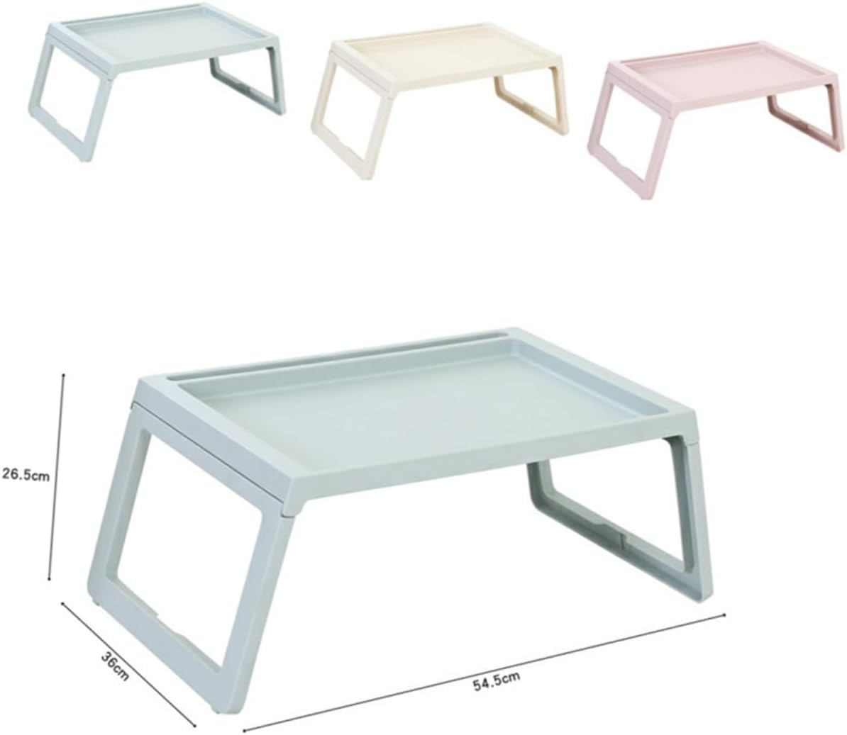 Foldable Bed Desk with Mobile Phone Groove Lightweight Breakfast Tray Table for Laptop Use Pink Color for Home Dorm and Outdoor Activities