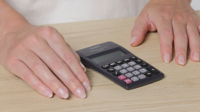 Calcolatrice Tascabile Casio HL-815L - Display 8 Cifre, Radice Quadrata, Nero - Foto 6