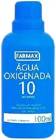 Agua Oxigenada 10% Vol, Transparente, Farmax, 100 ml