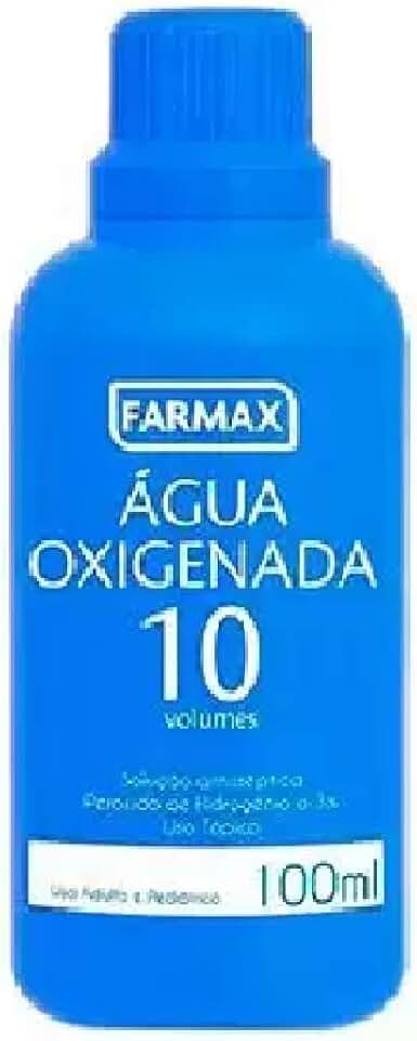 Agua Oxigenada 10% Vol, Transparente, Farmax, 100 ml
