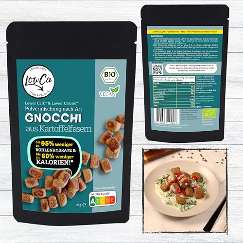 LOW CARB Kartoffelprodukte, 12 inkl. 2 gratis | 95% weniger Kohlenhydrate = KETO | 60% weniger Kalorien | protein- und ballaststoffreich | bio inkl. Kartoffelgewürz