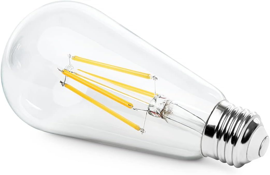 Soft White LED Vintage Filament Bulbs, Pack of 6
