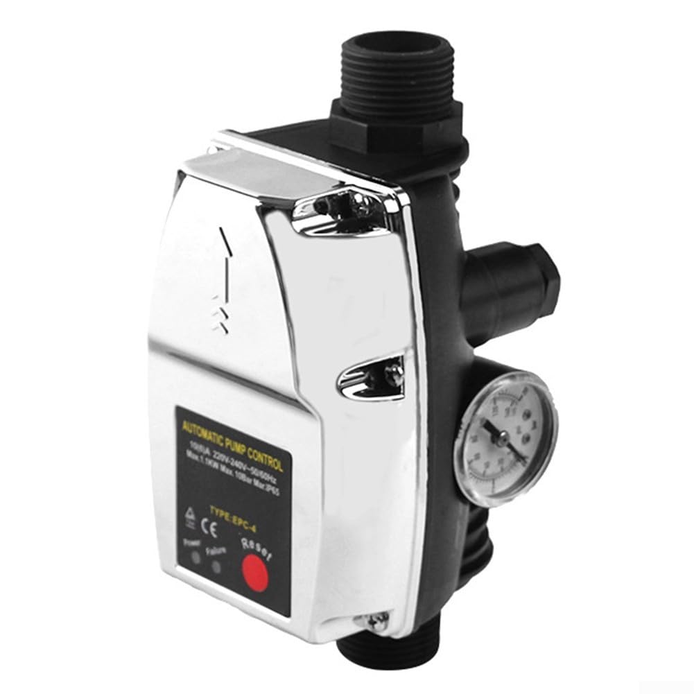 Pressostato digitale regolabile EPC4 max 10 bar per sistemi di gestione dell'acqua robusti in casa e giardino