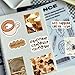 50 Pcs Coffee Motivation Stickers Aesthetic Coffees Theme Stickers Waterproof PVC Decals Inspirational Graffiti Decals for Water Bottles, Laptops, Phones (Coffee)