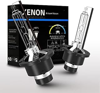 YUFANYA D2S HID Xenon Bulbs,35W 6000K Replacement Light Bulb Super Bright White Lamp for Car Auto LED Exterior Headlamp Bulbs Pack of 2