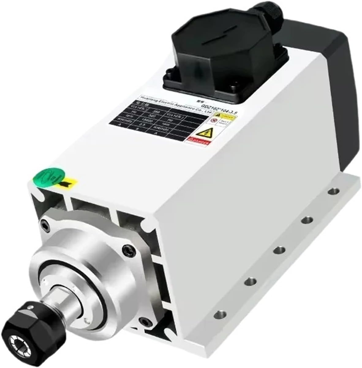 Computerized Numerical Control 2.2KW ER20 3.5KW ER20 ER25 220V 380V Air Cooled Cooling Motor for Woodworking Router Milling Machine(2.2KW ER20,220V)