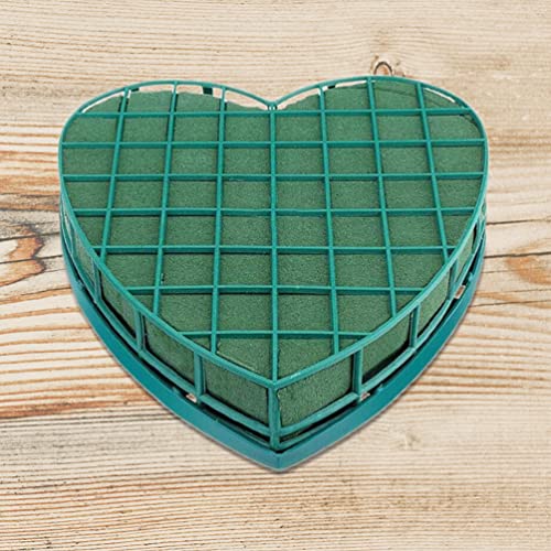 Ganazono Floral Foam Block 2Pcs Heart Flower Bricks Sucker Flower Arrangement Base Dry Polystyrene Blocks Wet Floral Foam Diy Flower Arrangement Crafts Flower Arranging Foam Blocks #TOP2