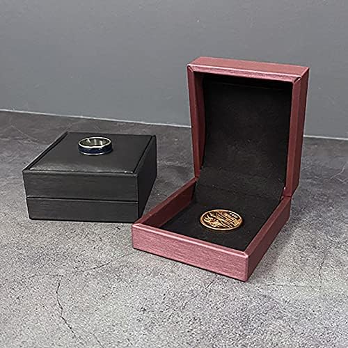 SUMAG Mysterious Gift Box Magic Tricks Objects Changed Magic Magician Romantic Close Up Street Illusions Gimmicks Props Mentalism (Red)
