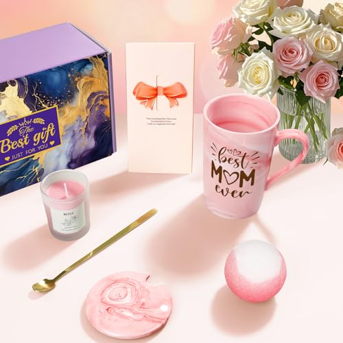 Birthday Gifts for Mom, Wife, Grandma, Sister, Friends: Unique Birthday Gifts Baskets Set for Personalized Best Mom Ever from Daughter Son, Spa Presents for Christmas, Mothers Day - Image 4