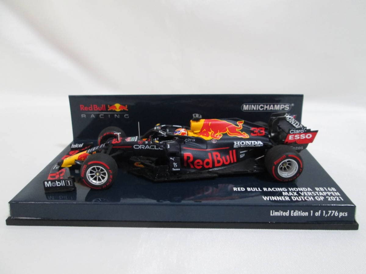 Amazon | ミニチャンプス 1/43 レッドブルミニカー RB16B Winner
