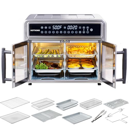 HotKing Dual-Zone Stainless Steel Air Fryer