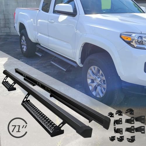 Estribos Acero Negro para Toyota Tacoma Access Cab miniatura 2