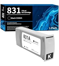 Amazon.com: FiestaEdge 831 831A Ink Cartridge 1 Pack CZ682A Black