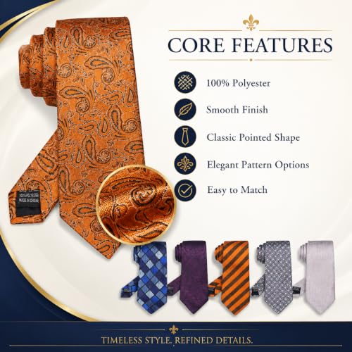 Image of WeiShang Neckties for Men, Classic Formal Tie