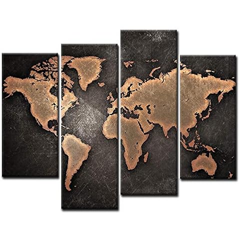 General World Map Canvas Art by First Wall Art Cover
