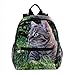 Sac à Dos Enfant Chat et Herbe Sac à Dos Unisexe Ultra-léger et étanche pour Enfants pour randonnées Voyages et activités en extérieur 25.4x10x30 CM