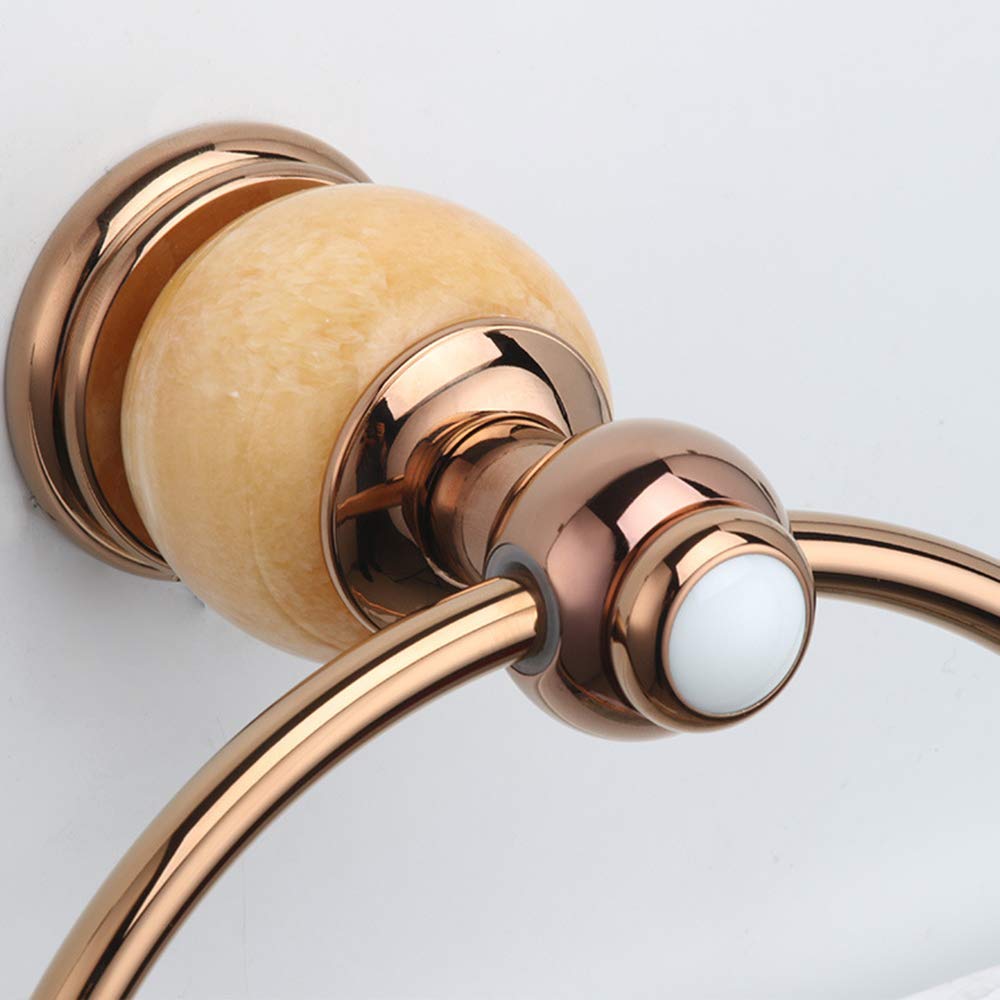 Tan Handtuchring European Jade Messing Handtuchring Antike Runde Basis Für Badezimmer Hotel Küche