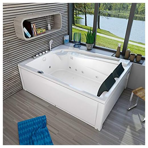Whirlpool Vollausstattung Pool Eckwanne Wanne A612H-A Reinigungsfunktion 135x180, Selfclean:ohne +0.-EUR, Sonderfunktion2:ohne 0.-EUR