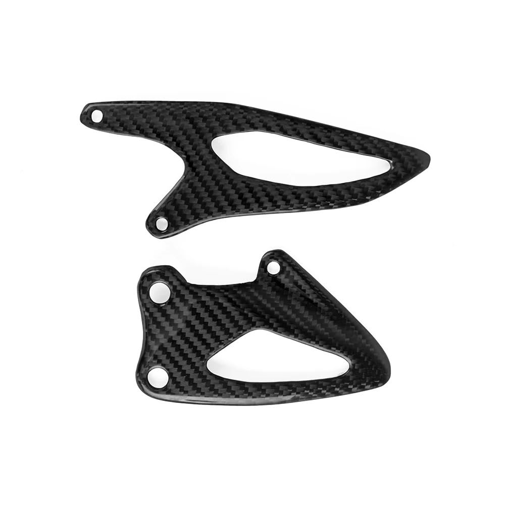 Piastre paratacchi per pedane in fibra di carbonio per moto | Per YAMAHA YZF R1 2015 2016 2017 2018