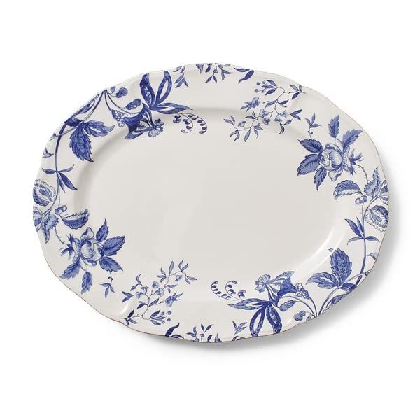 Amazon.co.jp: Sur La Table イタリアン ブルー 花柄 楕円 大皿 Amazon.co.jp: Sur La Table イタリアン ブルー 花柄 楕円 大皿