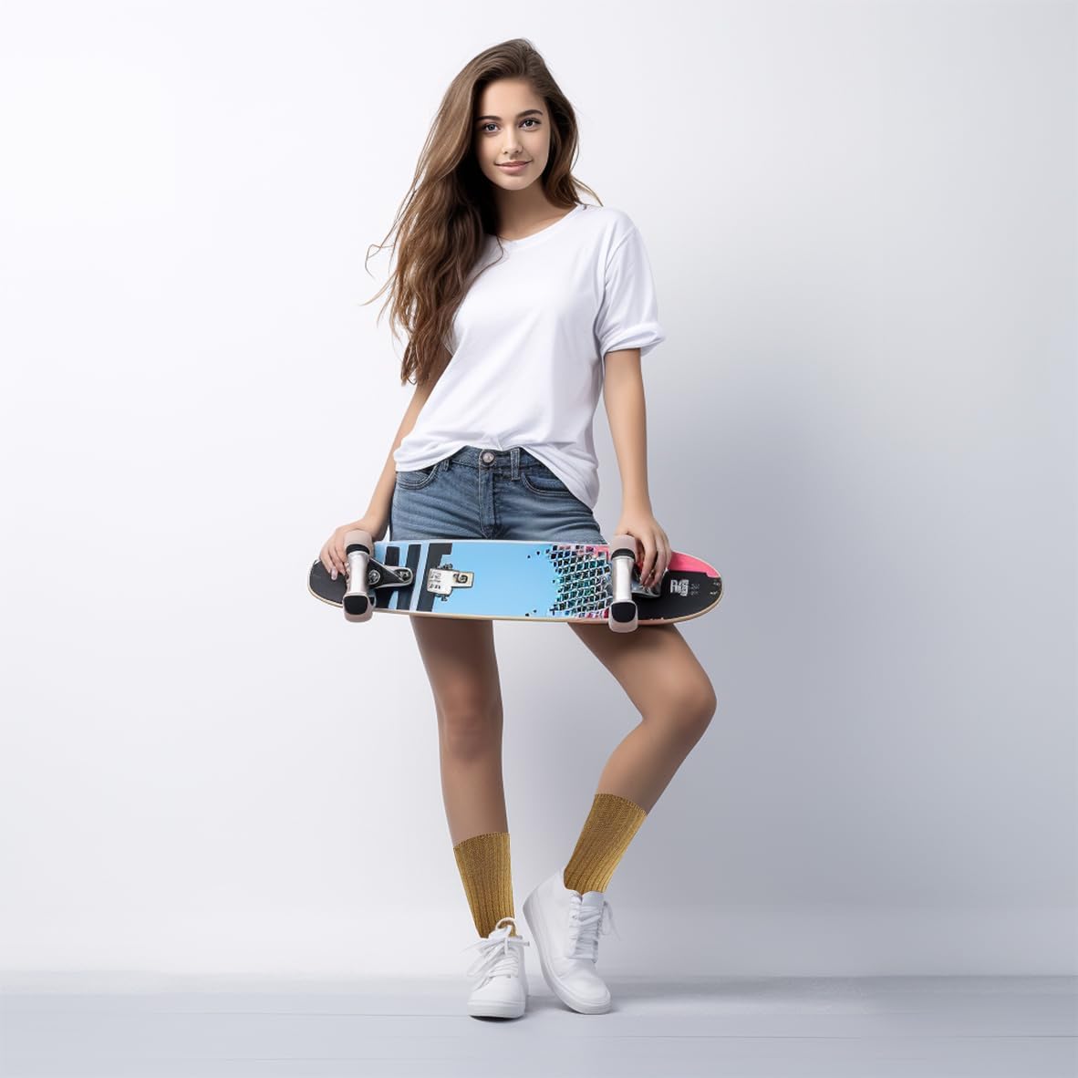 Hycome 6 Pairs Comfortable Casual Cotton Socks for Women, Girls and Students (fit women girls shoe size 5-9) - Image 3