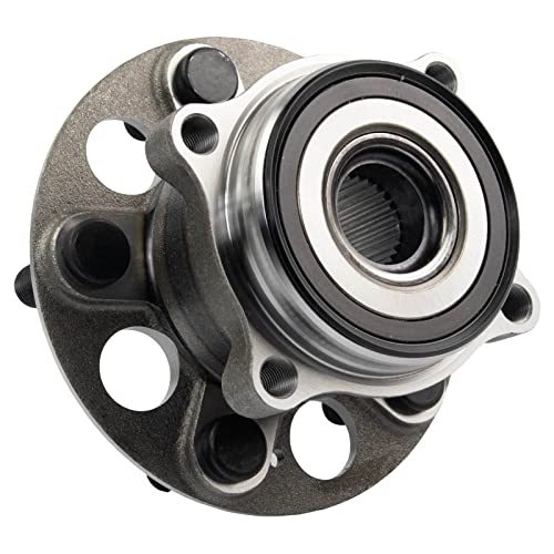 Image of TRQ Rear Left and Right Wheel Bearing and Hub Assembly Set 2 Piece Compatible with 2017-2020 Honda Ridgeline All Wheel Drive 2021 Ridgeline 2022 All Drive 2023